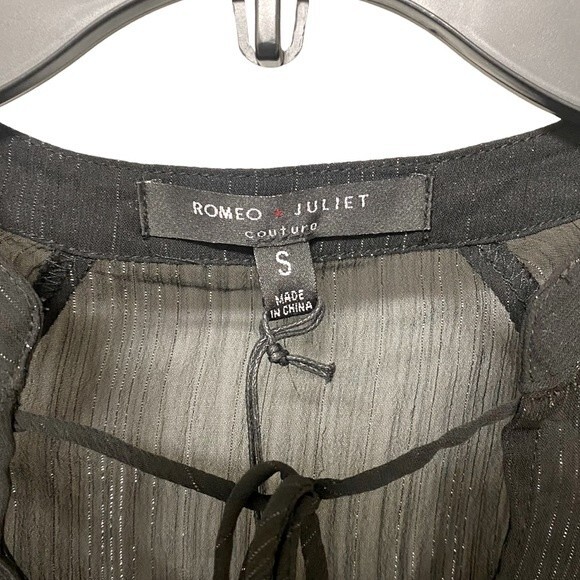 Romeo & Juliet Couture Sheer Blouse - Picture 6 of 10